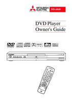 Mitsubishi DD6040 DVD Player Operating Manual